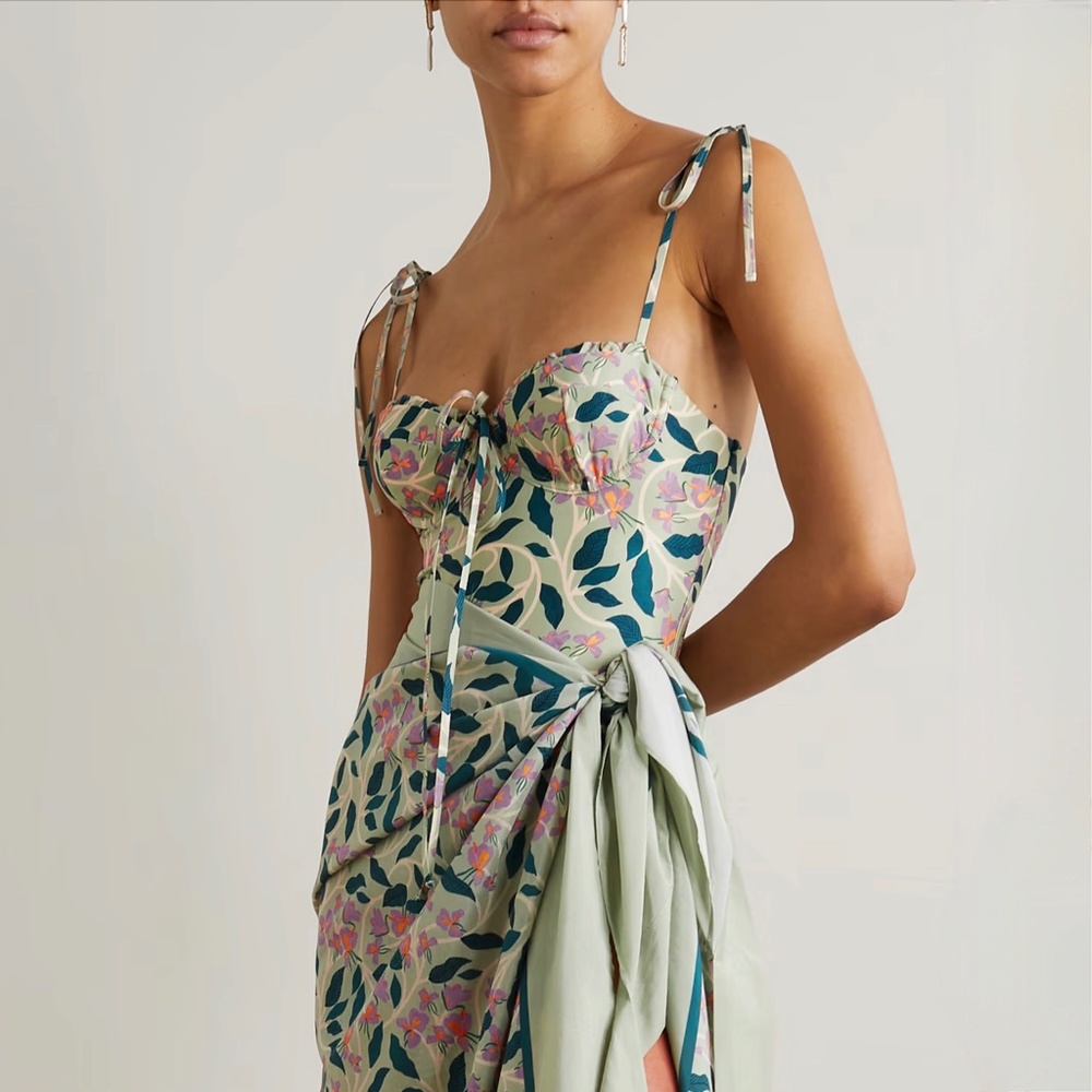 Agua by Agua Bendita Lavanda Cotton & Silk Blend Pareo